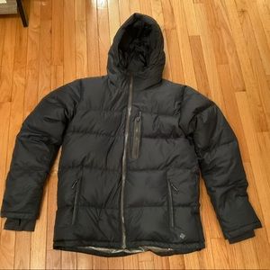 Men’s Large Columbia Puffer Jacket - Dark Navy Blue